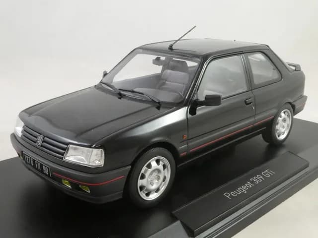 1/18 (Norev) PEUGEOT - 309 GTi 1990 (Siyah)