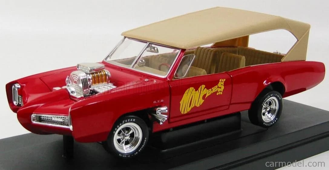 1/18 (Ertl) PONTIAC GTO CONVERTIBLE MONKEEMOBİLE -THE MONKEES 1966