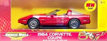 1/18 (Ertl) 1984 CHEVROLET CORVETTE COUPE (Parlak Kırmızı)