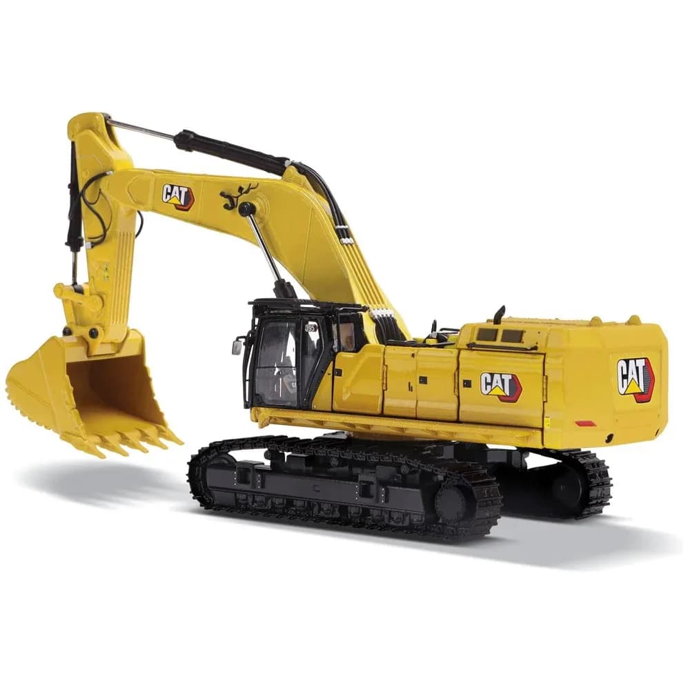 1/50 (Diecast masters) CATERPILLAR 395 YENİ LOGO METAL PALETLİ EKSKAVATÖR