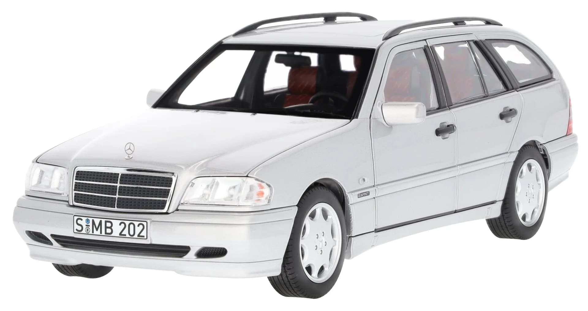 1/18 (Norev) MERCEDES-BENZ C 200 T-MODEL (S 202) 1997 (Parlak Gümüş)
