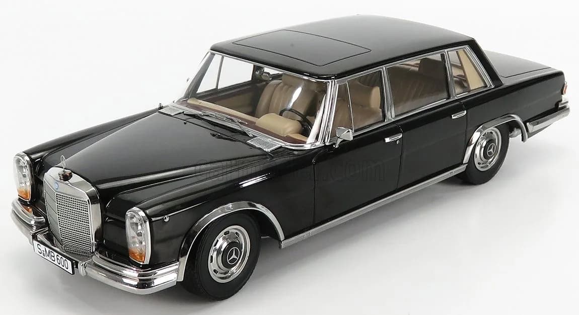 1/18 (KK scale) MERCEDES BENZ - S-CLASS 600 PULLMAN (W100) 1963 (Siyah)