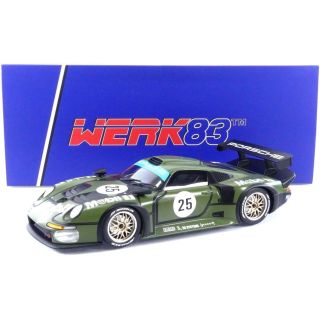 1/18 (Werk83) PORSCHE 911 GT1 24h LeMans 1996 Pre-Qualifying Wollek, Boutsen,Stuck