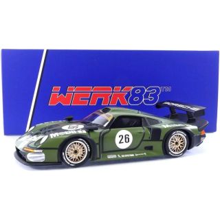 1/18 (Werk83) PORSCHE 911 GT1 24h LeMans 1996 Pre-Qualifying Dalmas,Stuck,Wendlinger