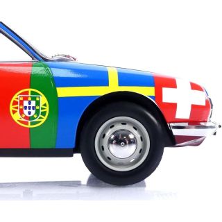 1/18 (Norev) CITROEN GS 1972 DRAPEAUX (2nd version)