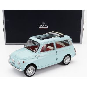 1/18 (Norev) FIAT 500 GIARDINIERA  ACQUAMARINA 1964